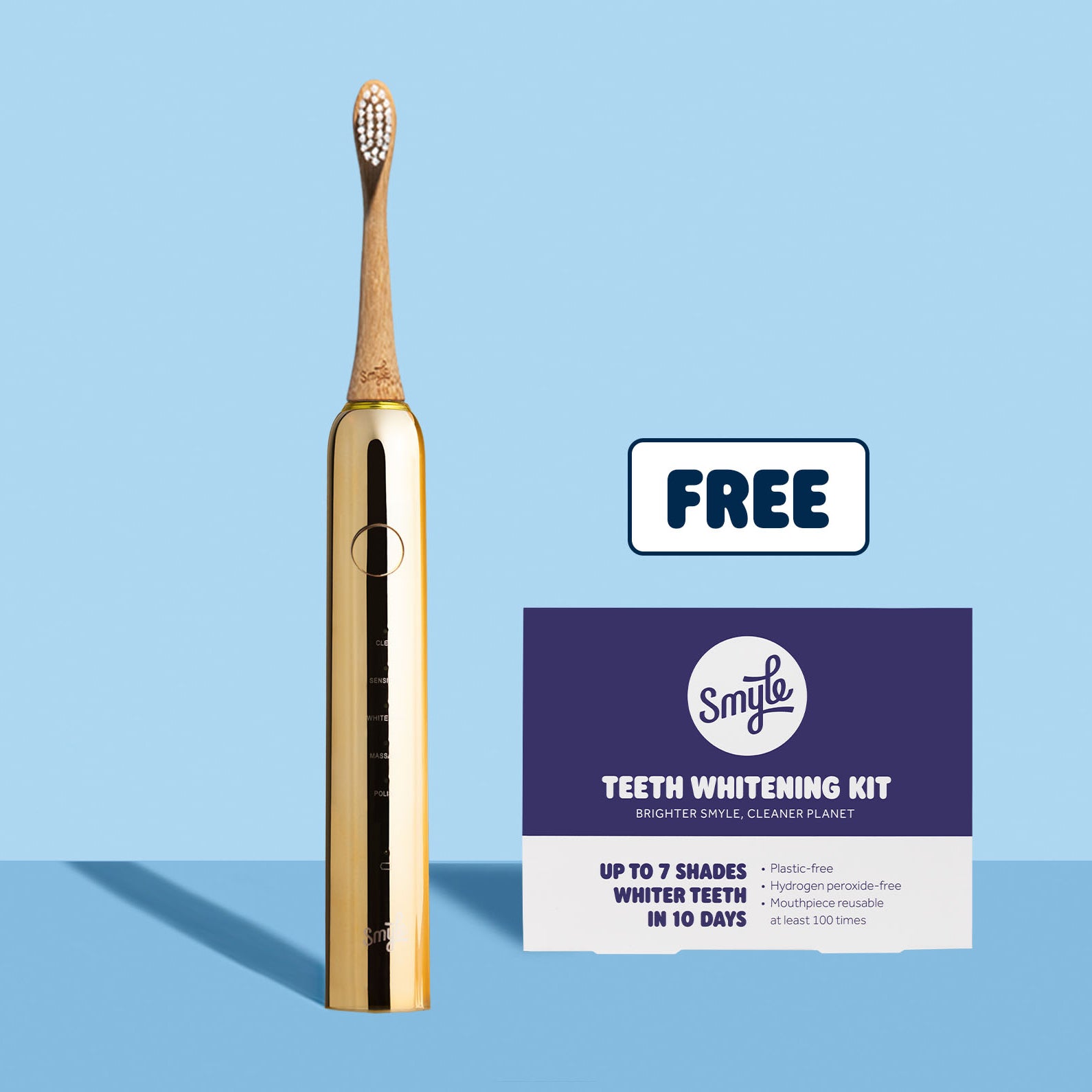 Bundle: E-Brush + Gratis Whitening-Set