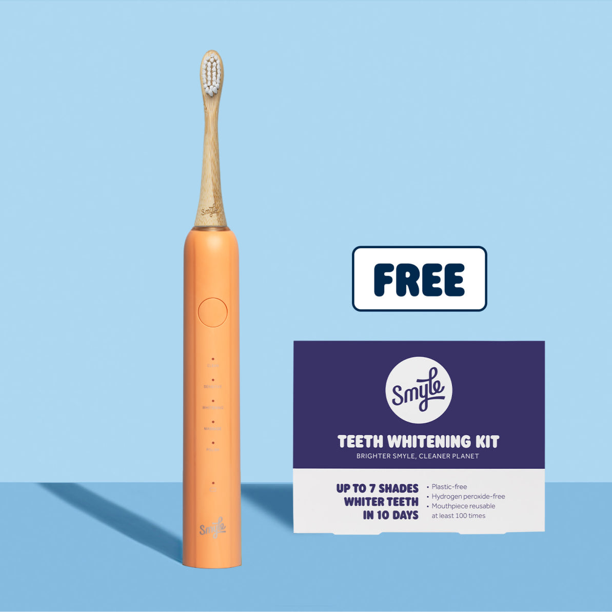 Bundle: E-Brush + Gratis Whitening-Set