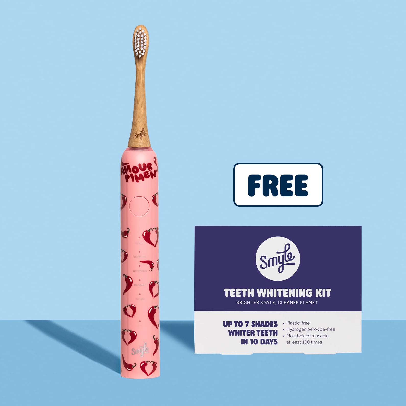 Bundle: E-Brush + Gratis Whitening-Set