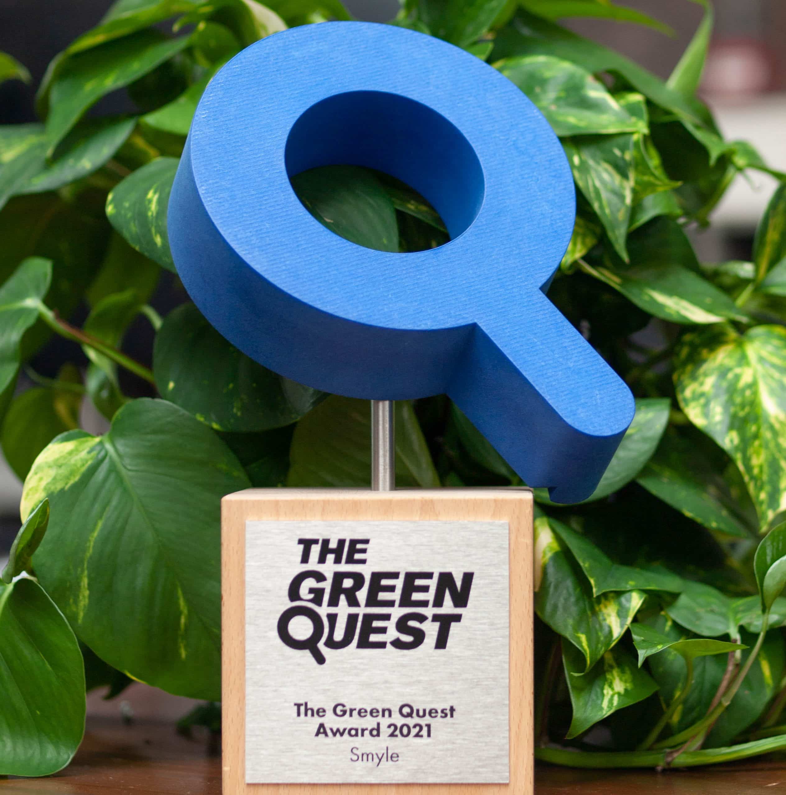 Smyle Wins Green Quest Award 2021
