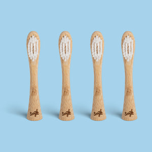 4x – Bürstenköpfe aus Bambus – (30 % sparen)